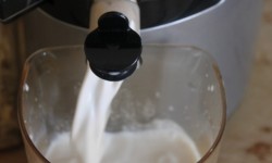 Миндальное молочко с помощью соковыжималки