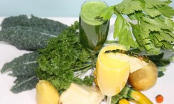 Рецепт вкусных желтого и зеленого соков