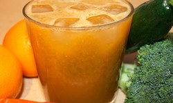 Рецепт сока из брокколи и апельсинов