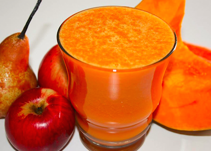 Рецепт сока из тыквы и моркови